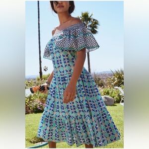 NWT Anthropologie Ro’s Garden Jenna Dress L
